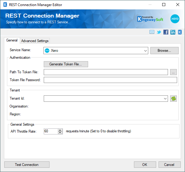 SSIS REST Xero Connection Manager